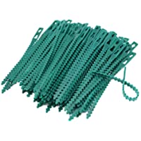 KINGLAKE 100 unids 13 cm ajustable planta bridas flexibles planta planta jardín bridas para soporte de plantas